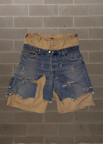 WLRY DISTRESSED PANTS BEIGE 1 OF 1