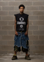 WALLERY STAR DISTRESSED TANK TOP