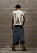 W DISTRESSED TANK TOP