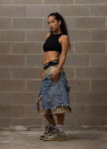 WLRY DISTRESSED PANTS BEIGE 1 OF 1