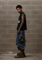 WALLERY STAR DISTRESSED TANK TOP