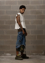 W DISTRESSED TANK TOP