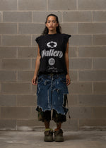 WALLERY STAR DISTRESSED TANK TOP