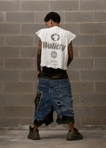WALLERY COMMUNITY DISTRESSED TANK TOP