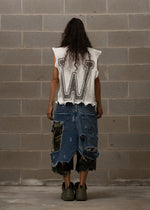 W DISTRESSED TANK TOP